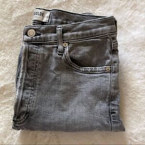 Agolde Charcoal Cropped Jeans